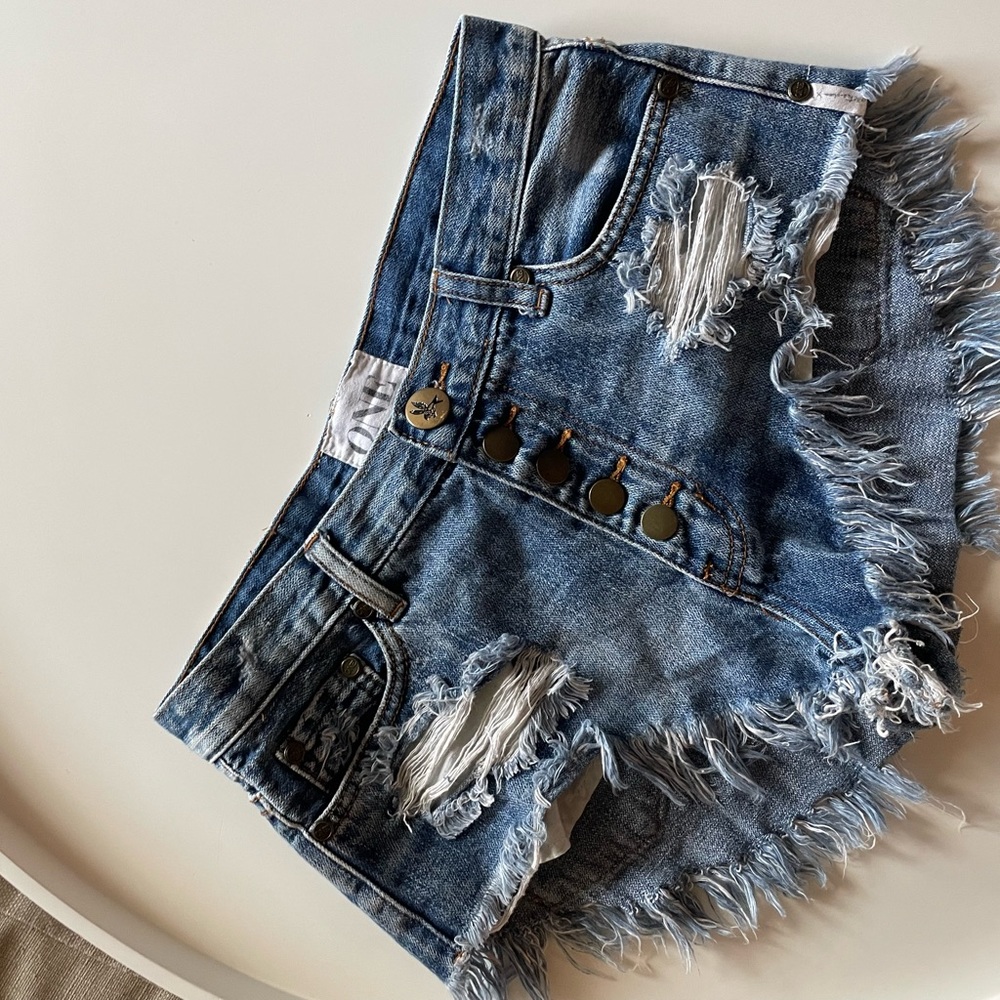 One Teaspoon denim shorts